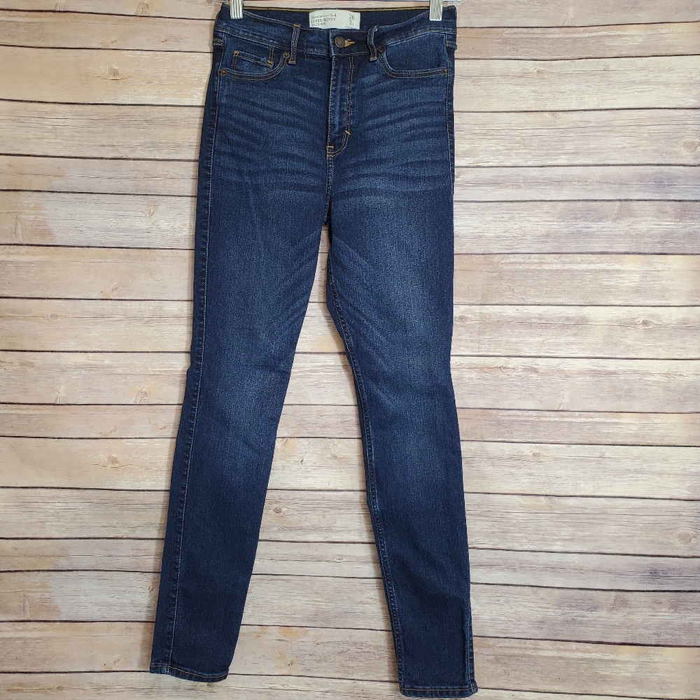 A&F High Rise Super Skinny Jeans Sz.2S